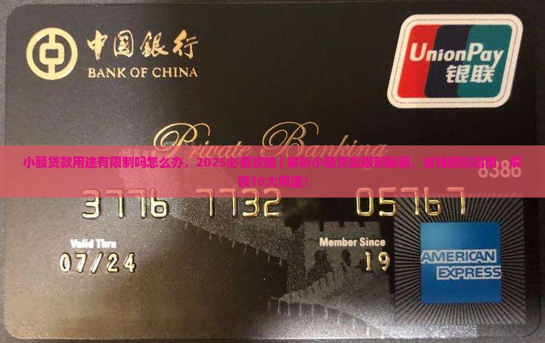 小额贷款用途有限制吗怎么办 小额贷款用途有限制吗怎么办