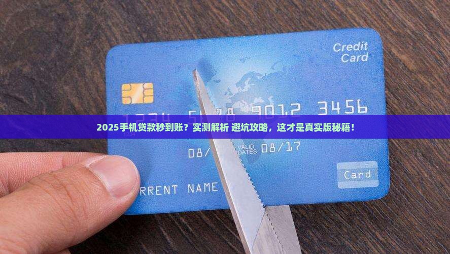 如何手机贷款软件秒到账