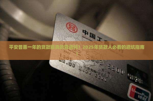 平安普惠一年的贷款额