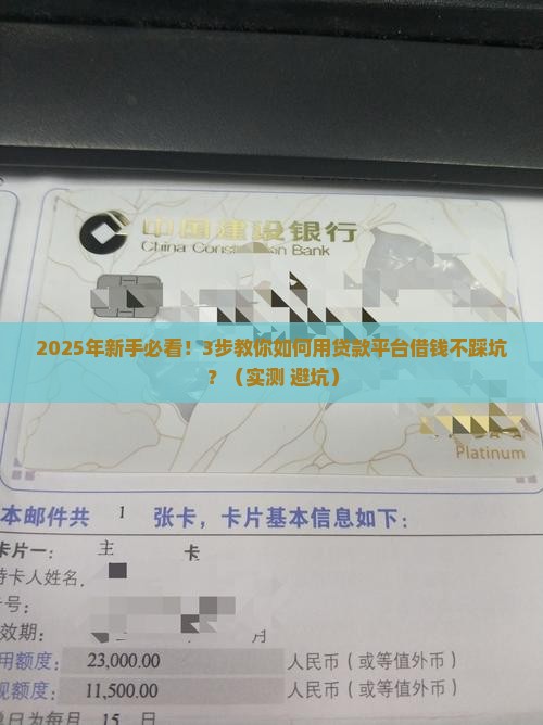 如何使用贷款平台借钱