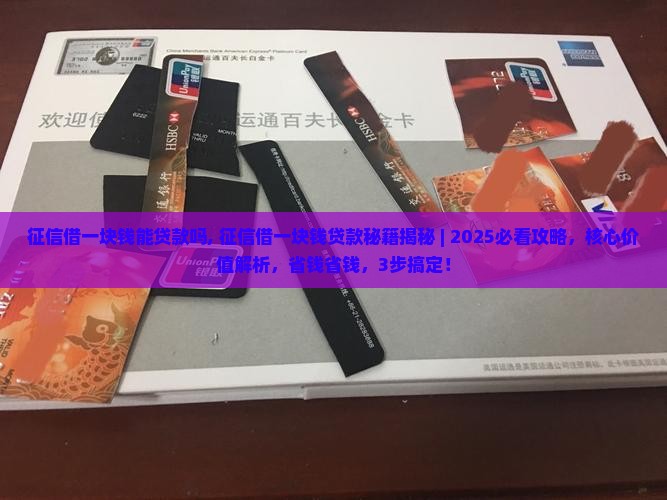 征信借一块钱能贷款吗