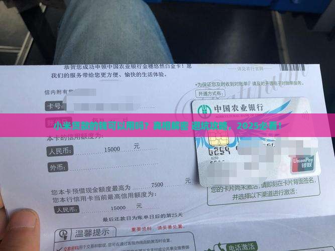 小米贷款的钱可以用吗