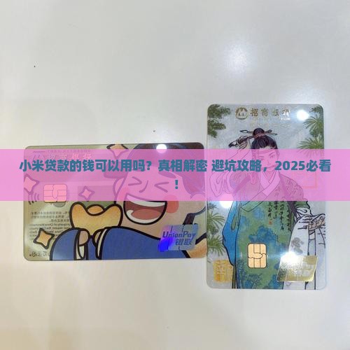 小米贷款的钱可以用吗