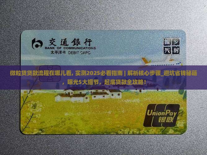 微粒贷贷款流程在哪儿看