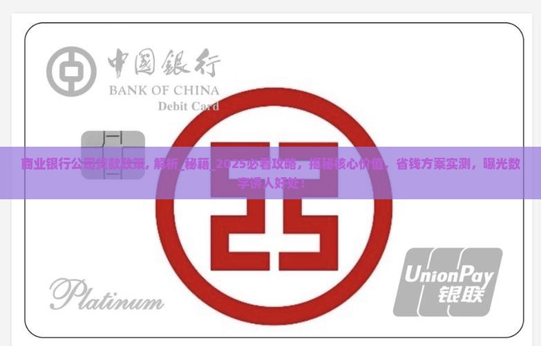 商业银行公司贷款政策