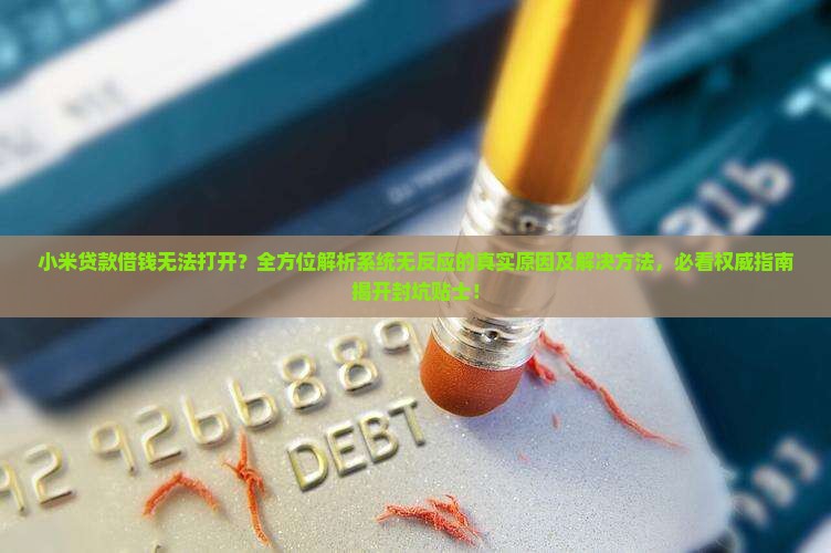 小米贷款点借钱没有反应