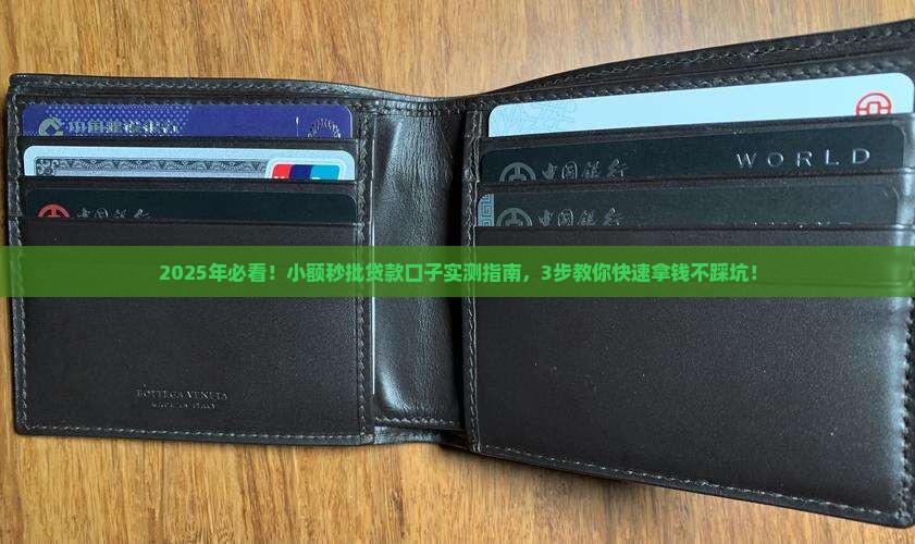 小额秒批贷款口子