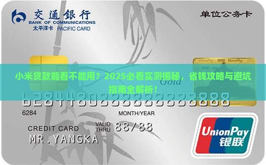 小米贷款能看不能用