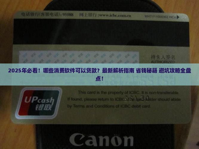 哪些消费软件可以贷款