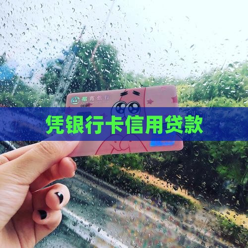 凭银行卡信用贷款