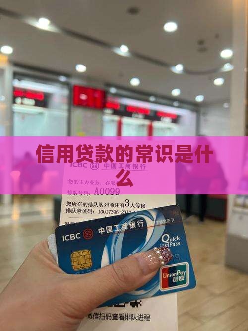 信用贷款的常识是什么