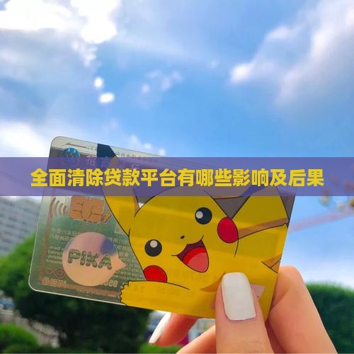 全面清除贷款平台有哪些