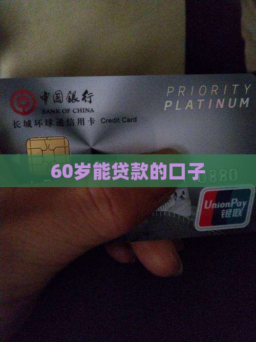 60岁能贷款的口子