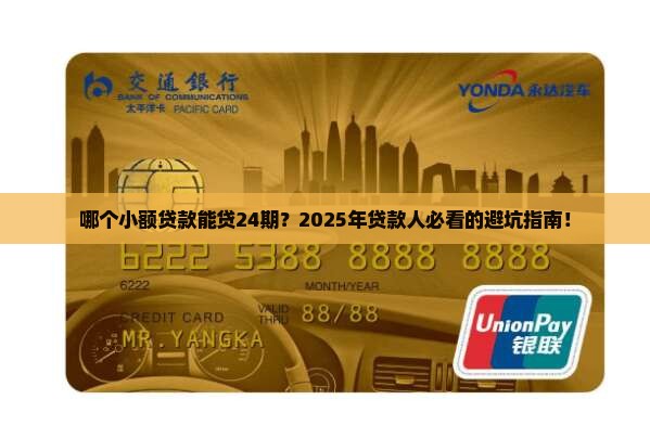 哪个小额贷款能贷24期