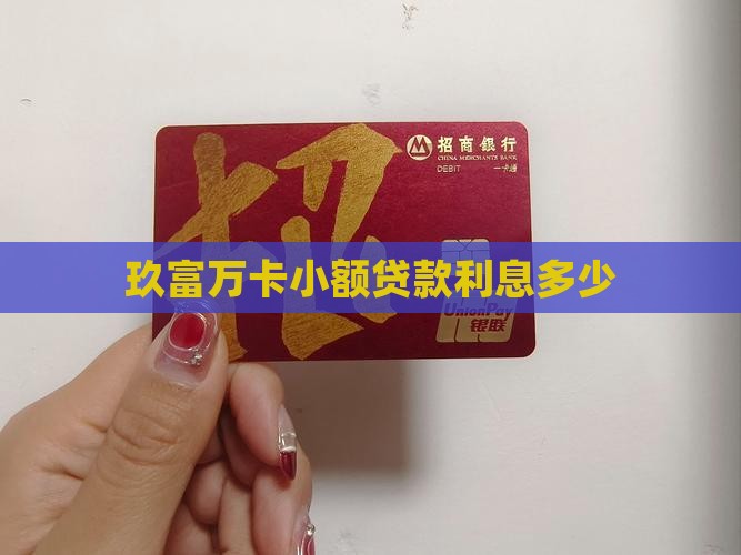就富小额贷款利息