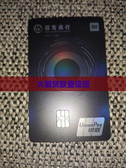 大额贷款查征信