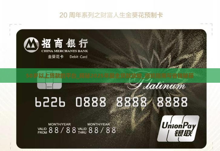 50岁以上贷款的平台