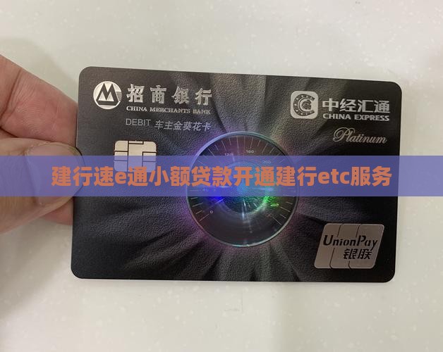 建行速e通小额贷款