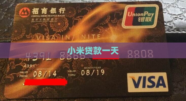 小米贷款一天
