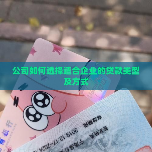 公司如何选择贷款类型