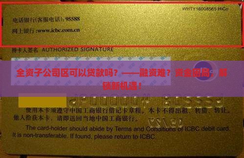 全资子公司区可以贷款吗