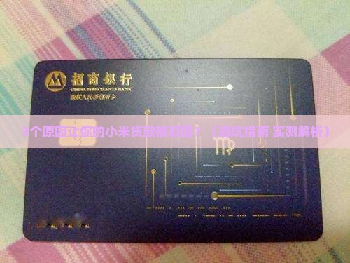 小米贷款被驳回什么意思