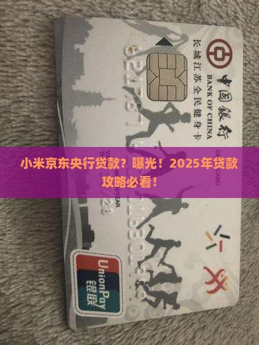 小米京东央行贷款