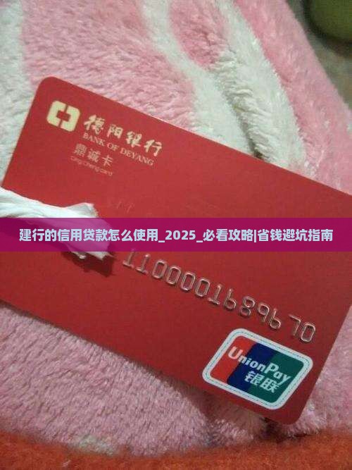 建行的信用贷款怎么使用