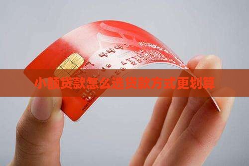小额贷款哪种方式划算些