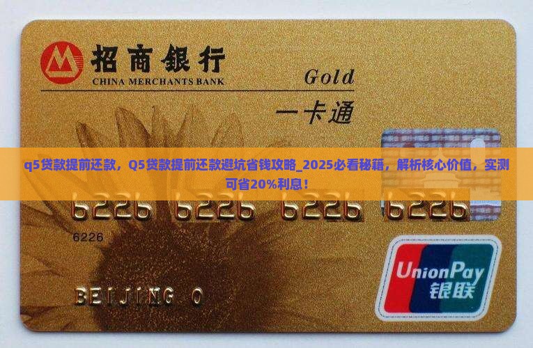 q5贷款提前还款