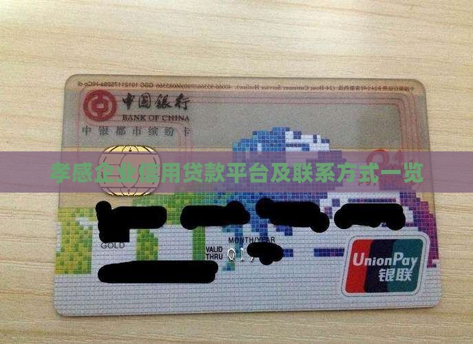 孝感企业信用贷款平台及联系方式一览