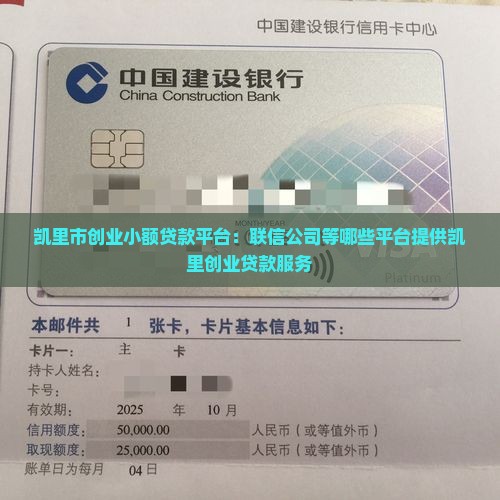 凯里市创业小额贷款平台：联信公司等哪些平台提供凯里创业贷款服务