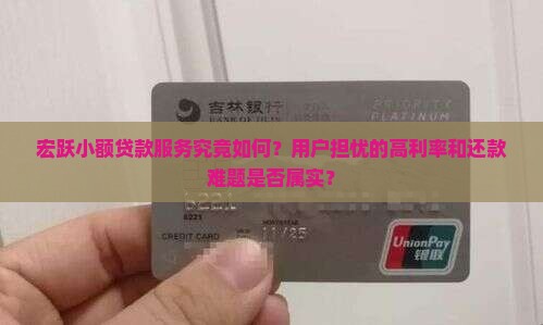 宏跃小额贷款服务究竟如何？用户担忧的高利率和还款难题是否属实？