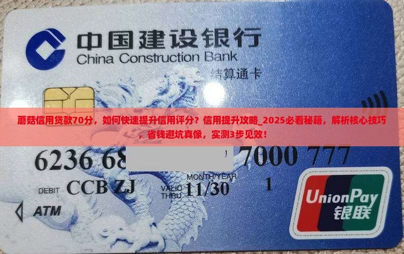 蘑菇信用贷款70分