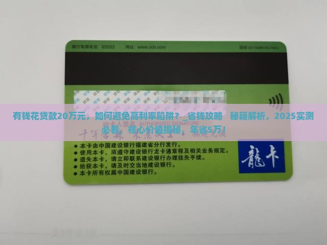 有钱花贷款20万元