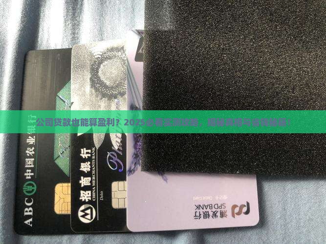 公司贷款也算盈利吗