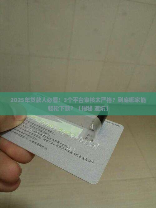 不同平台的贷款审核标准 不同平台的贷款审核标准