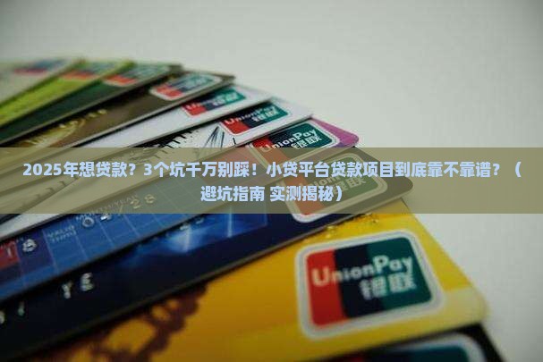 小贷平台贷款项目是什么