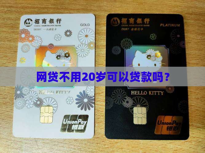 网贷不用20岁可以贷款