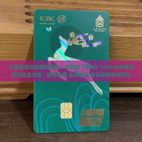 中银消费贷款用途 中银消费贷款用途
