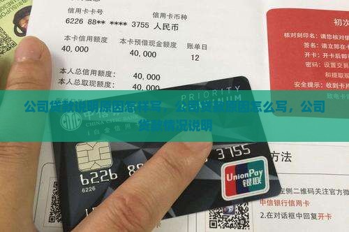 公司贷款说明原因怎样写 公司贷款说明原因怎样写