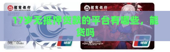 17岁无抵押贷款的平台