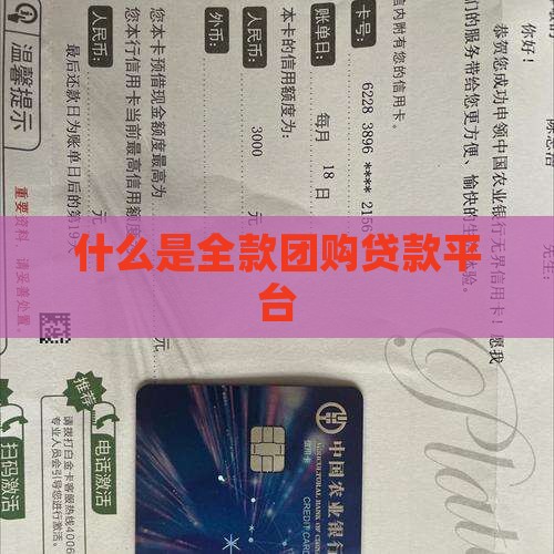 什么是全款团购贷款平台