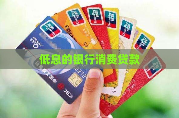 低息的银行消费贷款