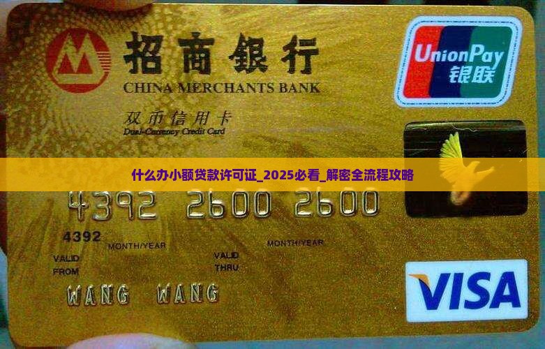 什么办小额贷款许可证