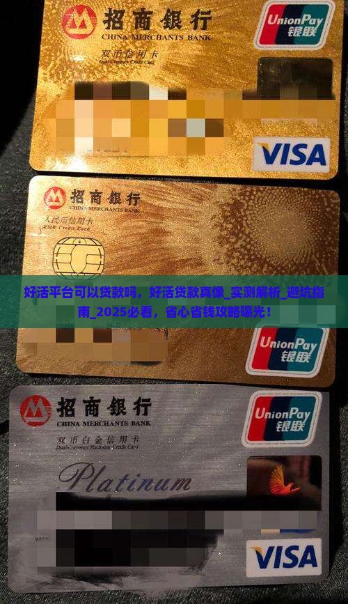 好活平台可以贷款吗