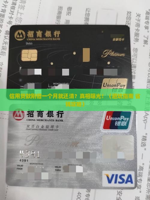 信用贷款不满一个月还清