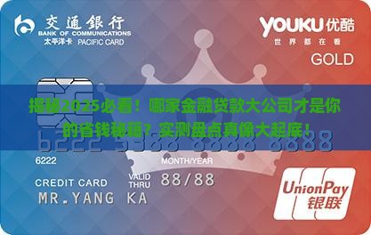 做金融贷款的大公司