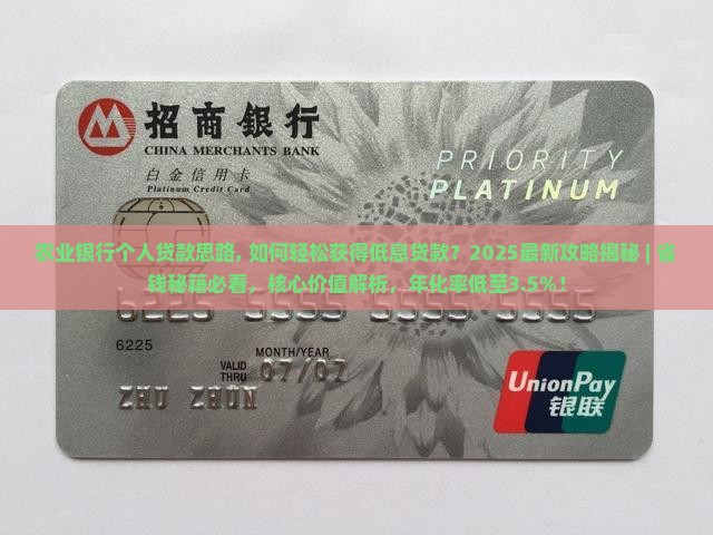农业银行个人贷款思路