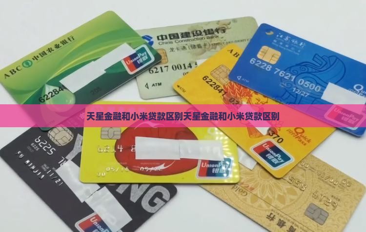 天星金融和小米贷款区别